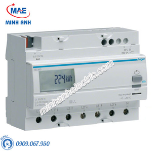 Timer 24h Hager - Model TE360 dòng Push Button