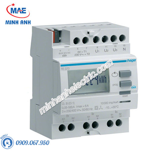 Timer 24h Hager - Model TE370 dòng Push Button