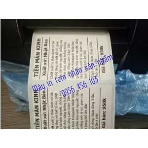 Giấy in tem mã vạch 1 tem 60*40mm