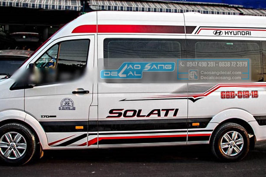 Tem dán xe 16 chỗ Solati