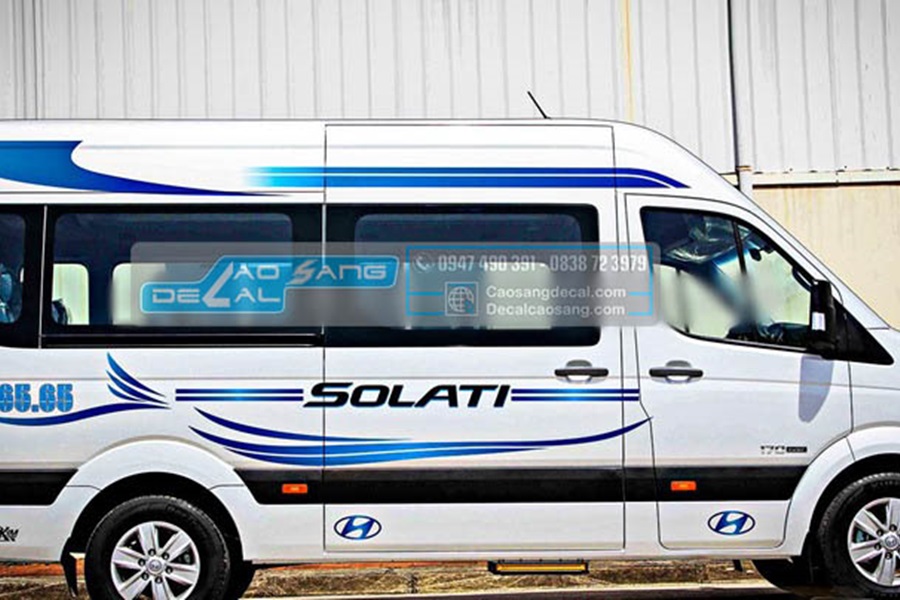 【TOP】Những mẫu Decal tem xe 16 chỗ Solati đẹp nhất