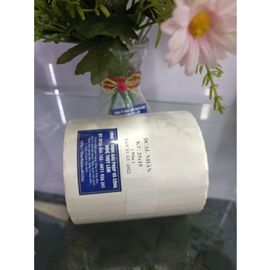 Giấy in tem mã vạch 25*15mm khổ 4 tem/1 hàng cuộn 50m