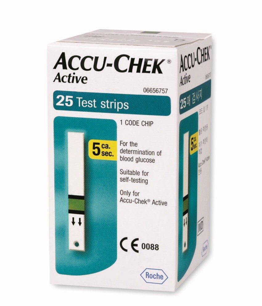 Que thử đường huyết Accu-Chek Active 25