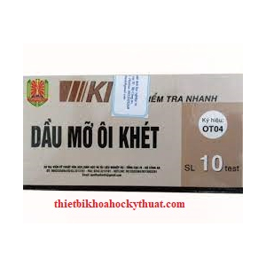 Test Kit kiểm tra nhanh độ ôi khét trong dầu mỡ OT04