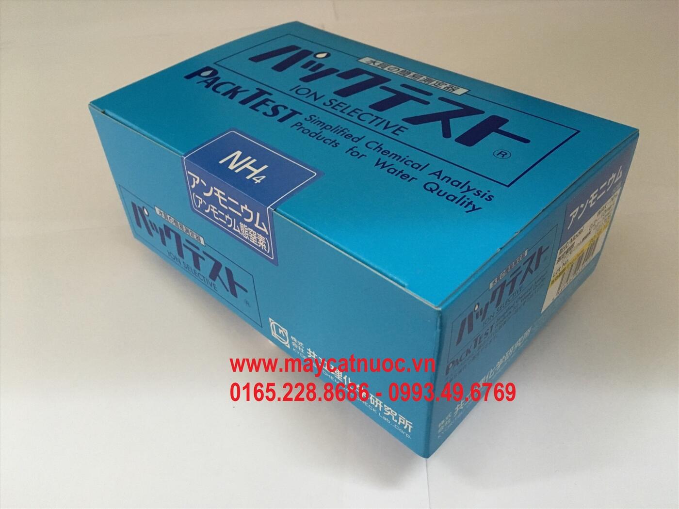 Test nhanh Ammonium NH4 PACKTEST WAK-NH4 – KYORITSU