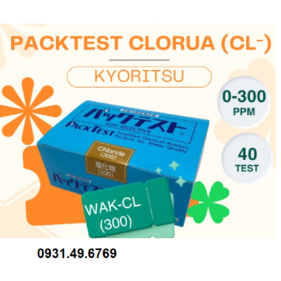 Test nhanh Chloride (300) PACKTEST WAK-Cl(300) – KYORITSU