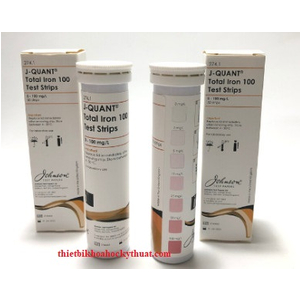 TEST THỬ NHANH SẮT TỔNG 274.1 0-100 PPM JOHNSON-ANH