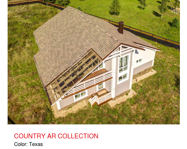 TECH- COUNTRY AR- Ngói lợp bitum phủ đá dạng đa tầng