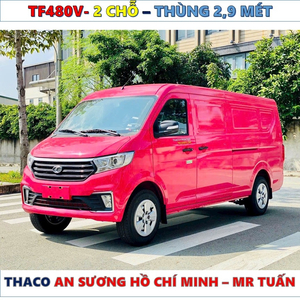 XE TẢI VAN THACO TF480V 2 CHỖ THÙNG 2,9 MÉT MỚI NHẤT