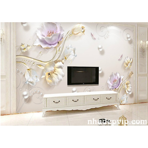 GẠCH 3D TƯỜNG HOA TH21