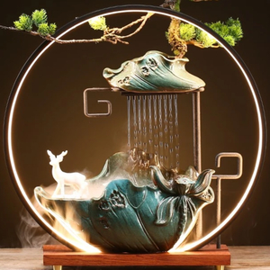 Thác Khói Trầm Hương - Đài Phun Nước