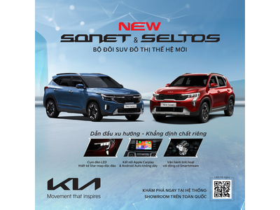 THACO AUTO GIỚI THIỆU KIA NEW SONET VÀ CÁC PHIÊN BẢN MỚI CỦA KIA NEW SELTOS - BỘ ĐÔI SUV ĐÔ THỊ THẾ HỆ MỚI CỦA KIA