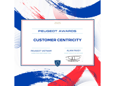 THACO AUTO TIẾP TỤC KHẲNG ĐỊNH DẤU ẤN TẠI PEUGEOT AWARD 2025