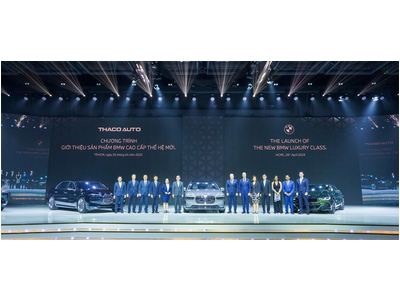 THACO AUTO tổ chức sự kiện tri ân khách hàng và giới thiệu sản phẩm BMW cao cấp thế hệ mới.