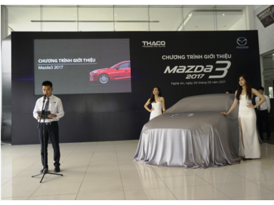 Thaco ra mắt mẫu xe Mazda3 - 2017 hoàn toàn mới tại Nghệ An