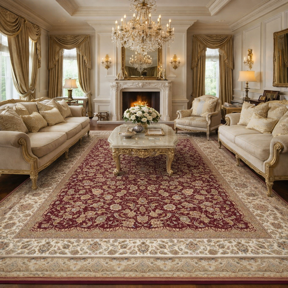 Thảm trang trí Ba Tư cao cấp sang trọng nhập khẩu từ Iran HLO-SEDONA S5280 HNO