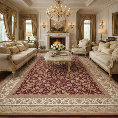 Thảm trang trí Ba Tư cao cấp sang trọng nhập khẩu từ Iran HLO-SEDONA S5280 HNO