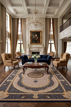 Thảm Ba Tư Persian Carpet sang trọng nhập khẩu từ Iran HLO-CHIVAS C2065 HNO