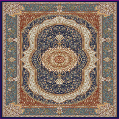 Thảm Ba Tư Persian Carpet sang trọng nhập khẩu từ Iran HLO-CHIVAS C2114 HNO