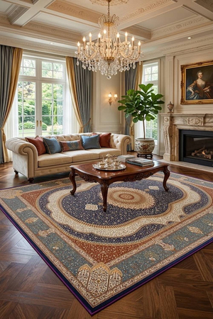 Thảm Ba Tư Persian Carpet sang trọng nhập khẩu từ Iran HLO-CHIVAS C2114 HNO