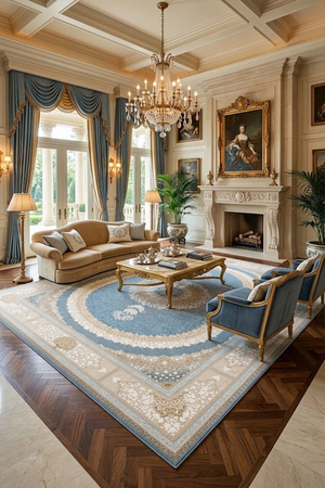Thảm Ba Tư Persian Carpet sang trọng nhập khẩu từ Iran HLO-FLAMENCO F3097 HNO