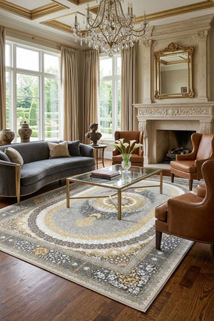 Thảm Ba Tư Persian Carpet sang trọng nhập khẩu từ Iran HLO-FLAMENCO F4520 HNO