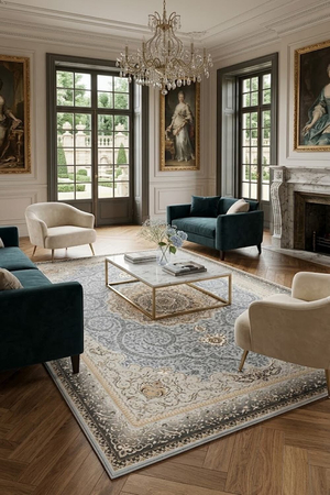Thảm Ba Tư Persian Carpet sang trọng nhập khẩu từ Iran HLO-FLAMENCO F4524 HNO