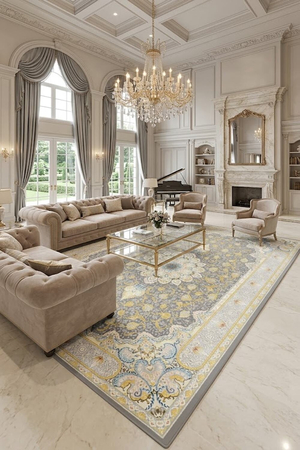 Thảm Ba Tư Persian Carpet sang trọng nhập khẩu từ Iran HLO-MADRID M3507 HNO