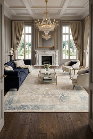 Thảm Ba Tư Persian Carpet sang trọng nhập khẩu từ Iran HLO-PRADO P4122 HNO