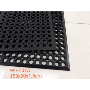 Thảm cao su chống trơn trượt - WG701A MÀU ĐEN- ĐỎ