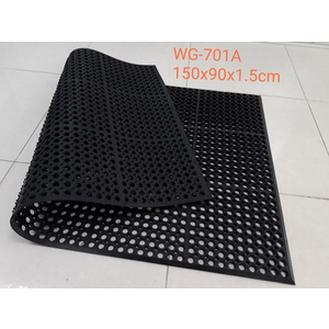 Thảm cao su chống trơn trượt - WG701A MÀU ĐEN- ĐỎ