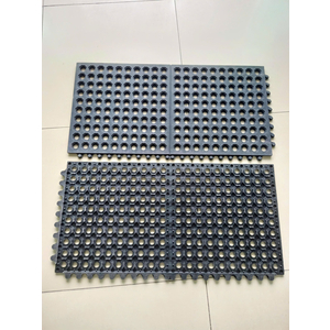 Thảm cao su chống trơn trượt dạng lắp ghép - WG 8040 - ĐEN