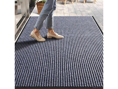 Thảm chùi chân 3M dòng TRILINE cao cấp sản xuất theo yêu cầu và bo viền cao su LV-3MTRILINE HNO