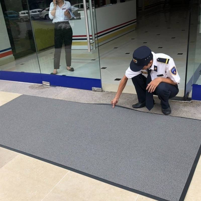 Thảm chùi chân 3M nhựa rối sản xuất theo yêu cầu và bo viền cao su LV-3MNRC001 HNO