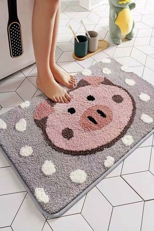 Thảm chùi chân siêu mềm LOVELY
