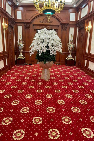 Thảm cuộn hoa văn chống cháy lan LUXURY DV05 HNO
