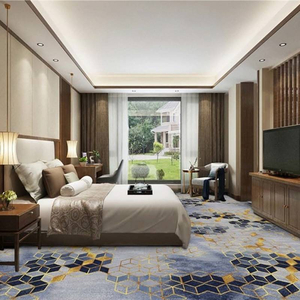 Thảm cuộn hoa văn nylon chống cháy lan LUXURY DV27 HNO