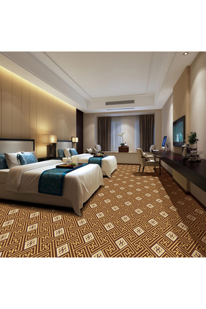 Thảm cuộn trải sàn hoạ tiết sợi PP GOM-DIAMOND D02 HNM