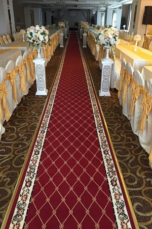 Thảm dẫn đường trang trí tạo điểm nhấn trong hội trường và nhà hàng tiệc cưới loại dày 10mm DVI-L129 HNO