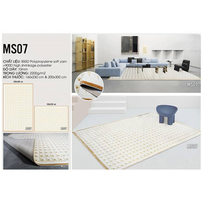 THẢM DỆT PHÒNG KHÁCH 3D CAO CẤP GM-MS.HN