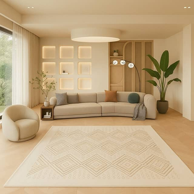 THẢM DỆT PHÒNG KHÁCH 3D CAO CẤP KA-GEO.HN