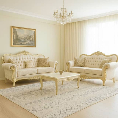 THẢM DỆT PHÒNG KHÁCH CỔ ĐIỂN GM-MOUSSE.H-3113.HN