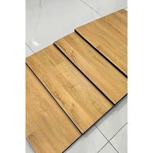 Thảm gạch cao su phòng Gym KT 1mx1m bề mặt vân gỗ phủ thảm EPDF chất lượng cao ML-RUBBER 005