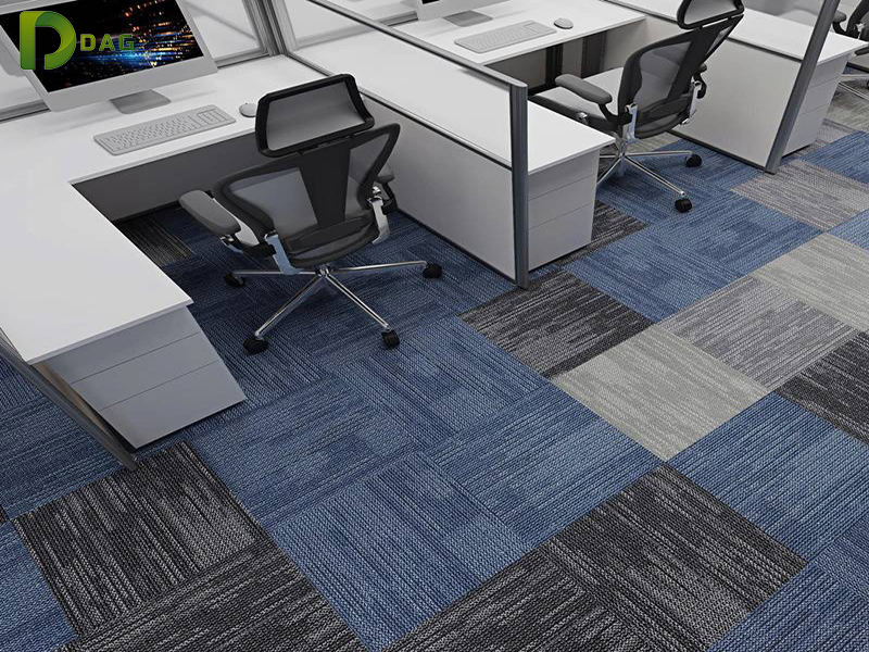 Thảm gạch đế PVC Đà nẵng màng cốt vinyl dập nén đạt chuẩn kỹ thuật kiểm định chất lượng chính hãng DAG.