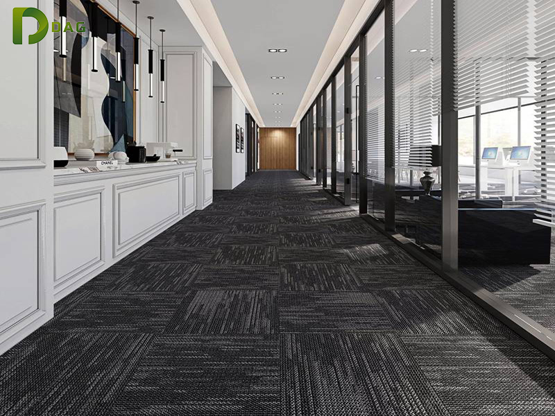 Thảm gạch đế PVC Hà Nội và thảm đế su so sánh độ bền mài mòn Taber chu kỳ sợi tầng sâu.