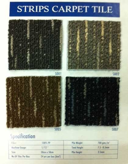 Thảm gach Strips carpet