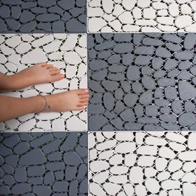 Thảm ghép chống trơn viên sỏi DD002 HNDNG