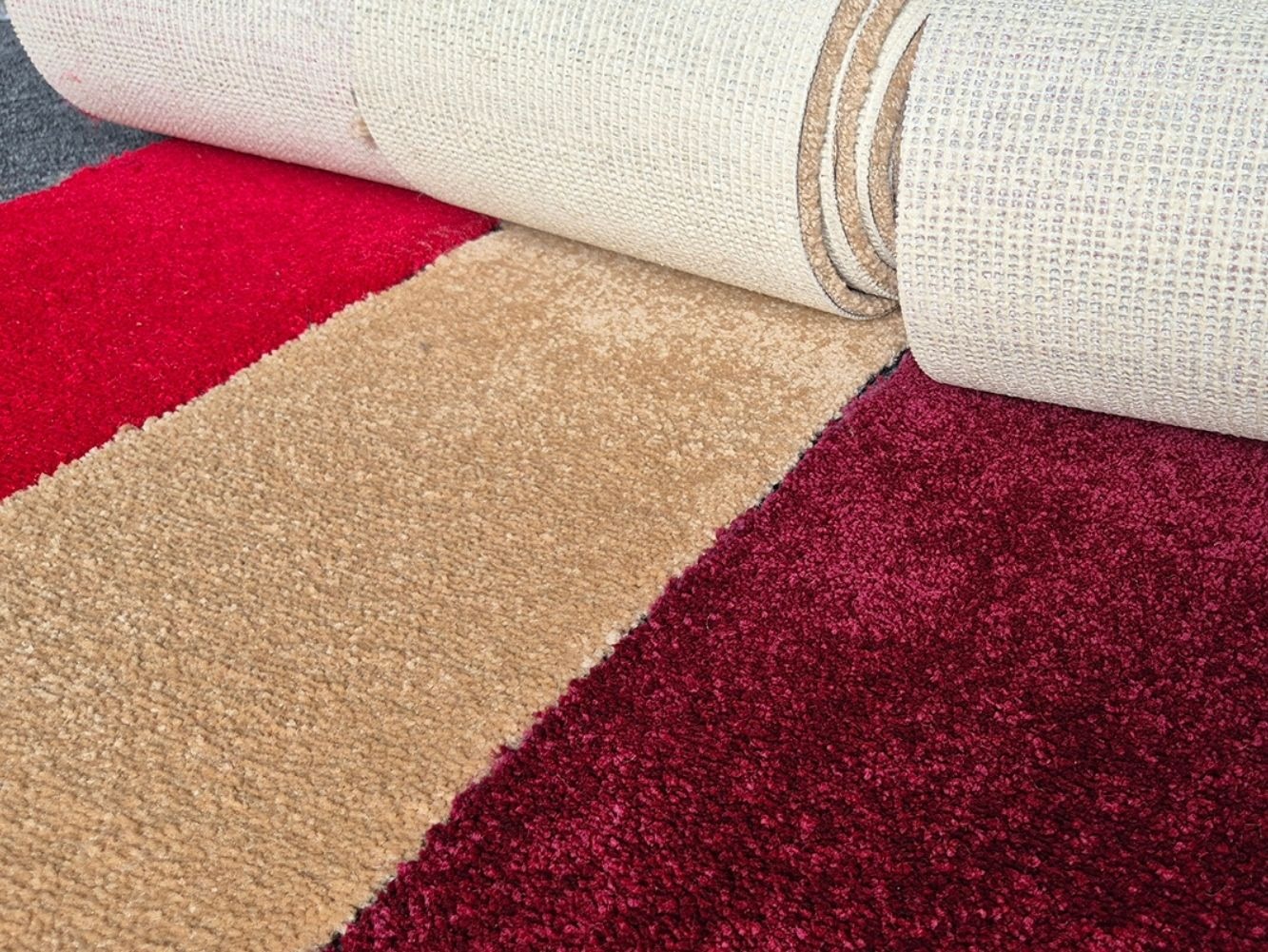 Thảm cuộn lông xù TRƠN CAO CẤP 13mm DK-GS11 - Dòng thảm cao cấp INDONESIA