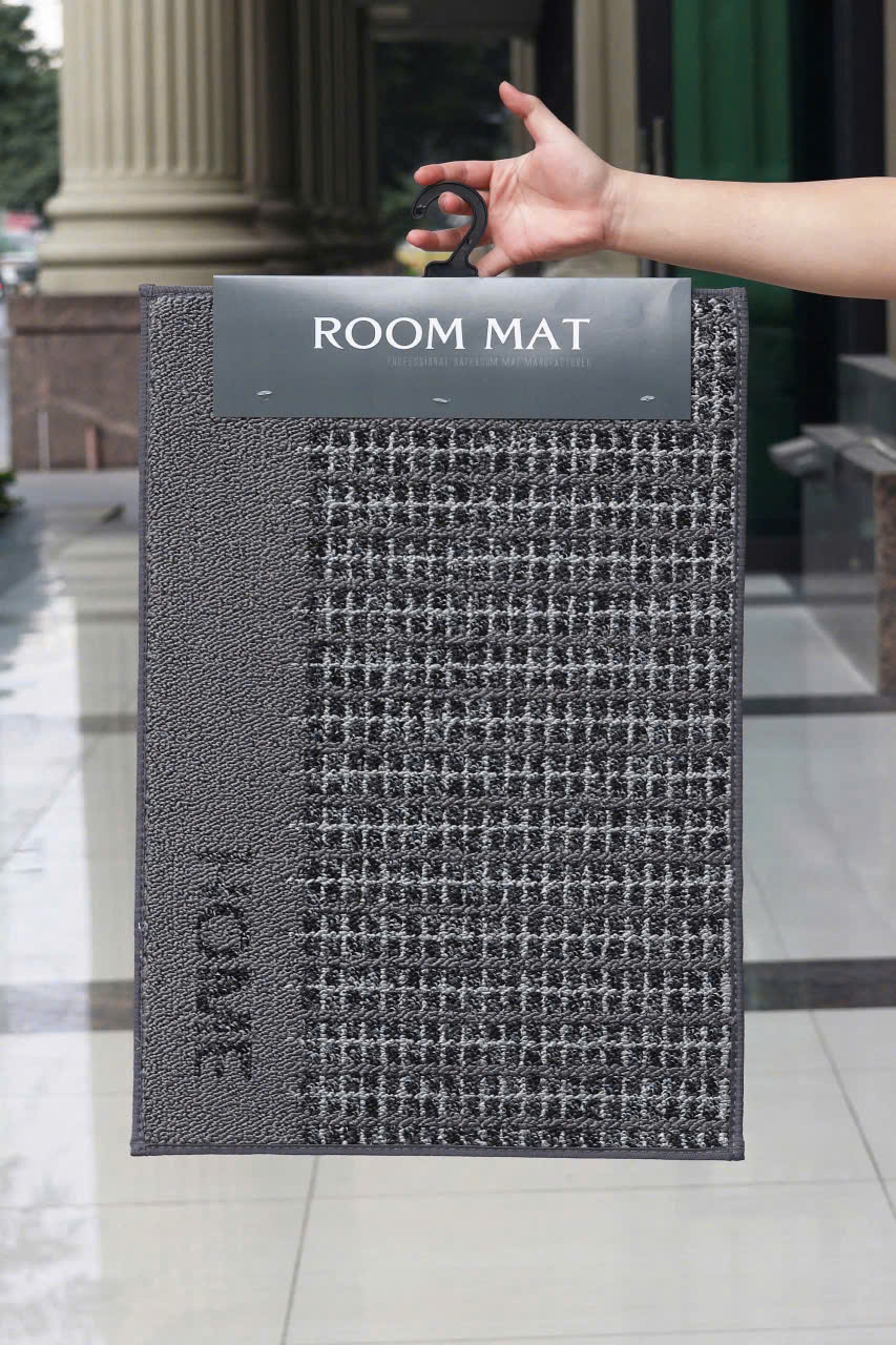 Thảm chùi chân sợi len siêu mềm thấm hút tốt ROOMAT- HOME