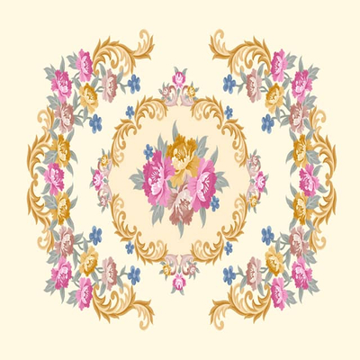 THẢM KHÁNH TIẾT DỆT TAY ACRYLIC KT07